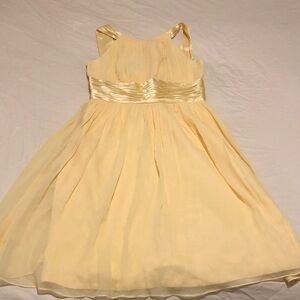Muggy London Silk Yellow Cocktail dress size 6